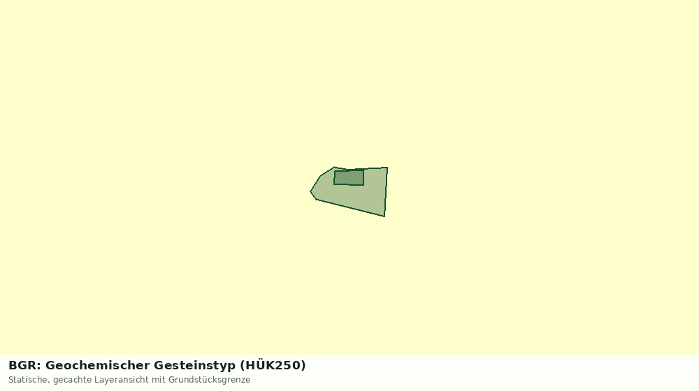 Statische Kartenansicht: BGR: Geochemischer Gesteinstyp (HÜK250)