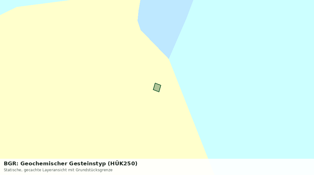 Statische Kartenansicht: BGR: Geochemischer Gesteinstyp (HÜK250)