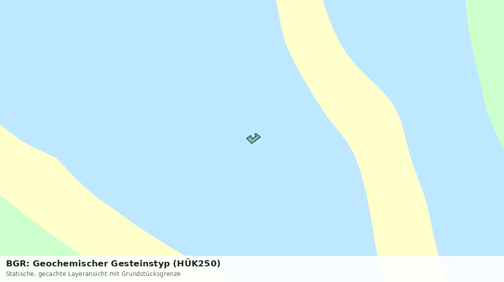 Statische Kartenansicht: BGR: Geochemischer Gesteinstyp (HÜK250)