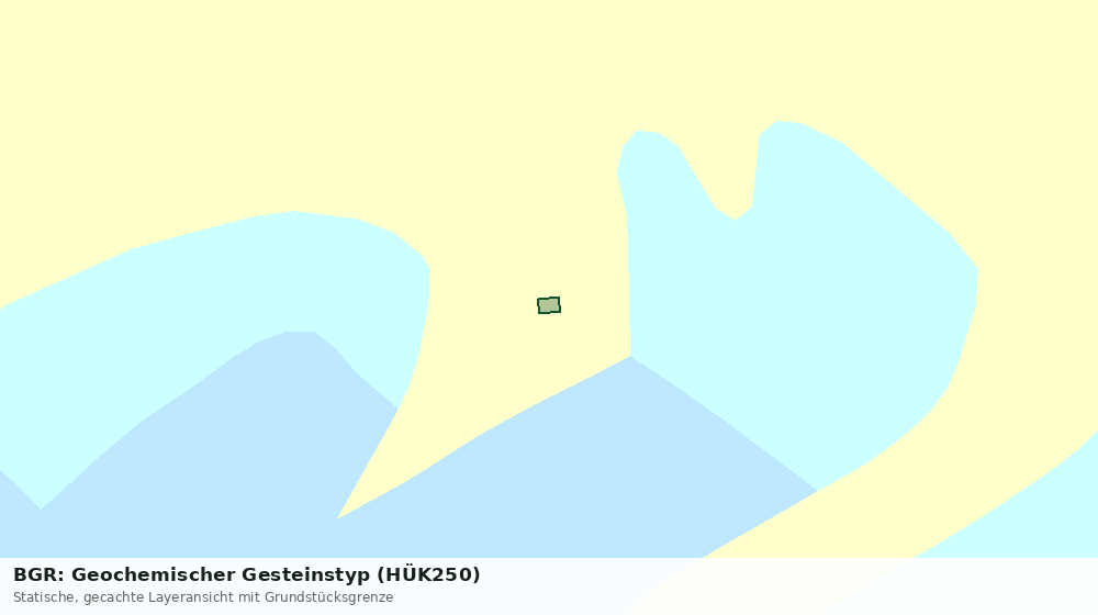 Statische Kartenansicht: BGR: Geochemischer Gesteinstyp (HÜK250)