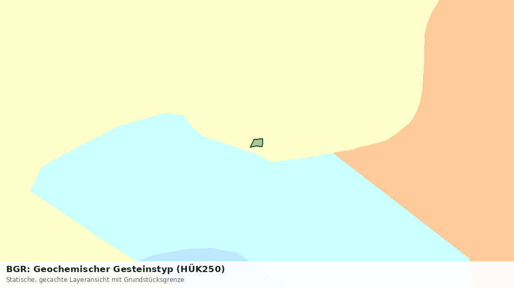 Statische Kartenansicht: BGR: Geochemischer Gesteinstyp (HÜK250)