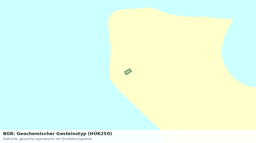 Statische Kartenansicht: BGR: Geochemischer Gesteinstyp (HÜK250)