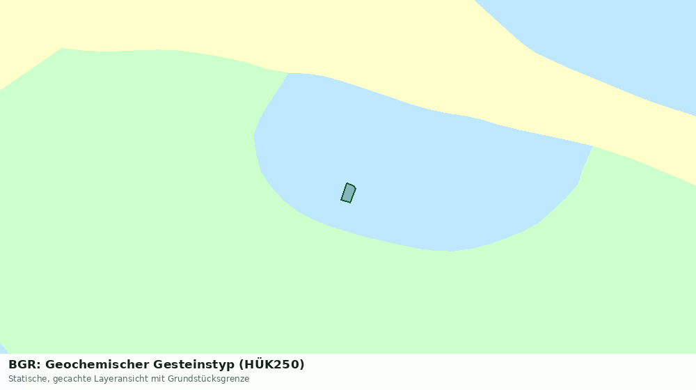 Statische Kartenansicht: BGR: Geochemischer Gesteinstyp (HÜK250)