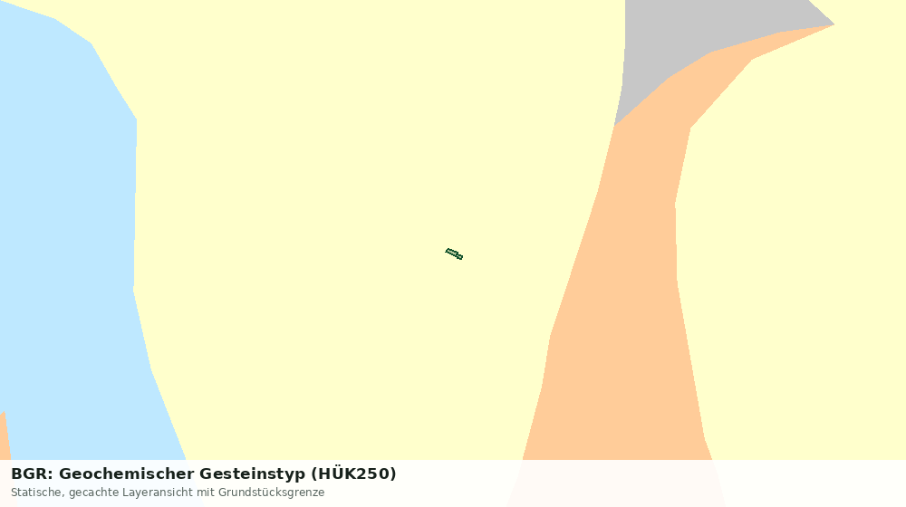 Statische Kartenansicht: BGR: Geochemischer Gesteinstyp (HÜK250)