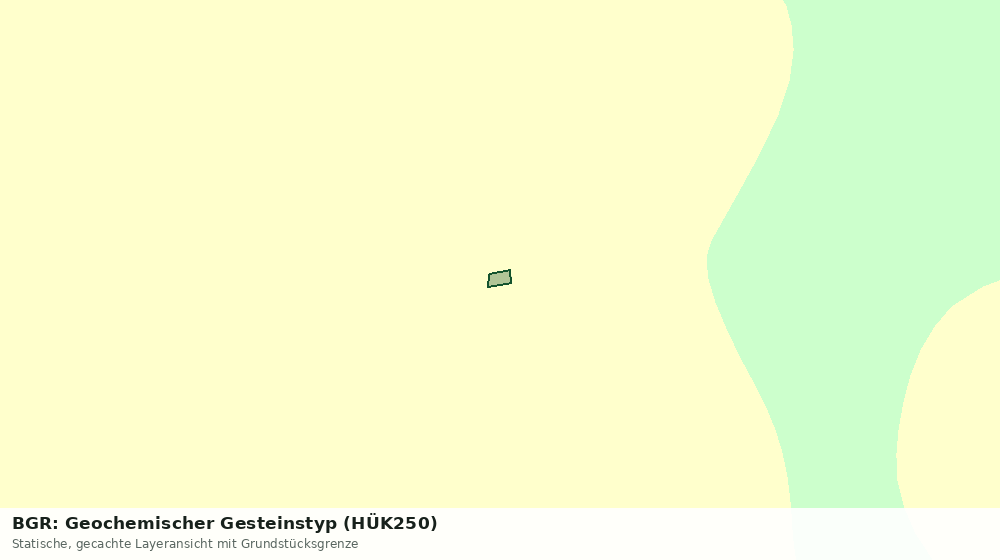 Statische Kartenansicht: BGR: Geochemischer Gesteinstyp (HÜK250)