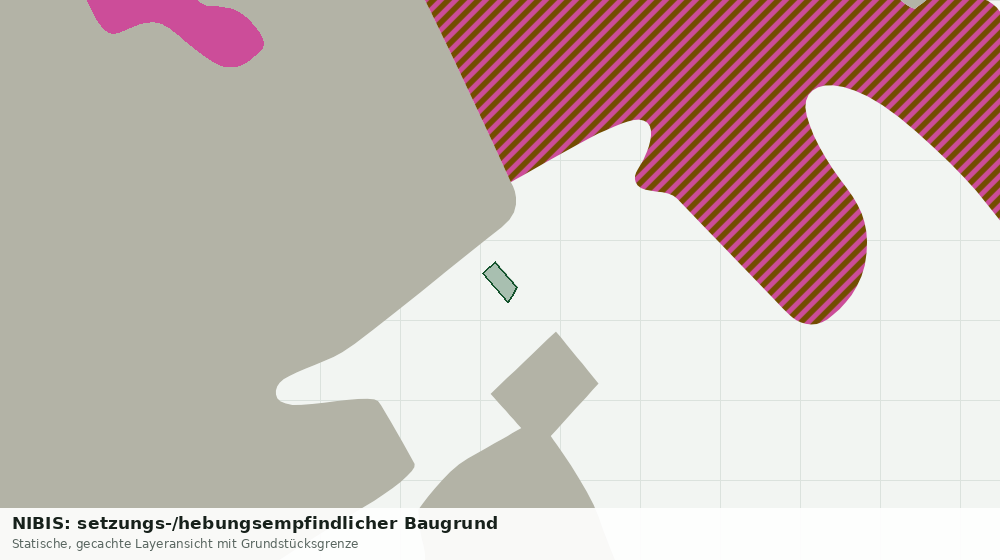 Statische Kartenansicht: NIBIS: setzungs-/hebungsempfindlicher Baugrund