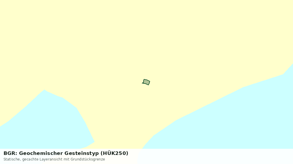 Statische Kartenansicht: BGR: Geochemischer Gesteinstyp (HÜK250)