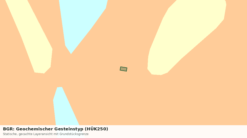 Statische Kartenansicht: BGR: Geochemischer Gesteinstyp (HÜK250)