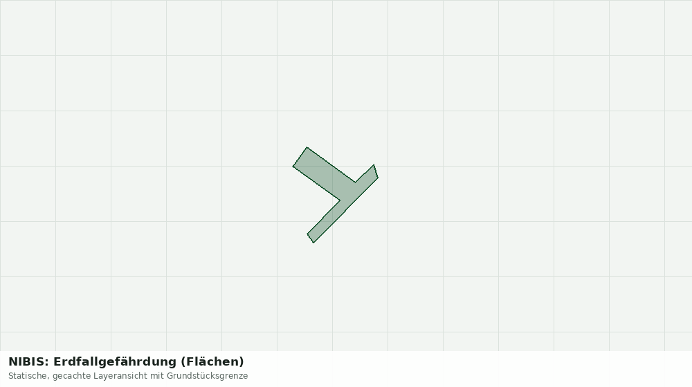 Statische Kartenansicht: NIBIS: Erdfallgefährdung (Flächen)