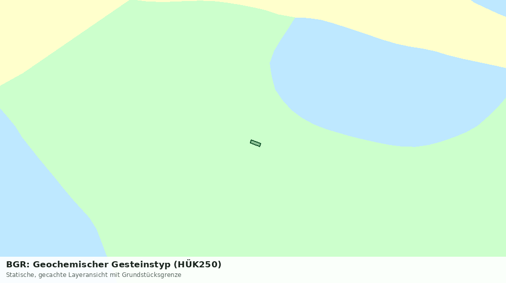 Statische Kartenansicht: BGR: Geochemischer Gesteinstyp (HÜK250)