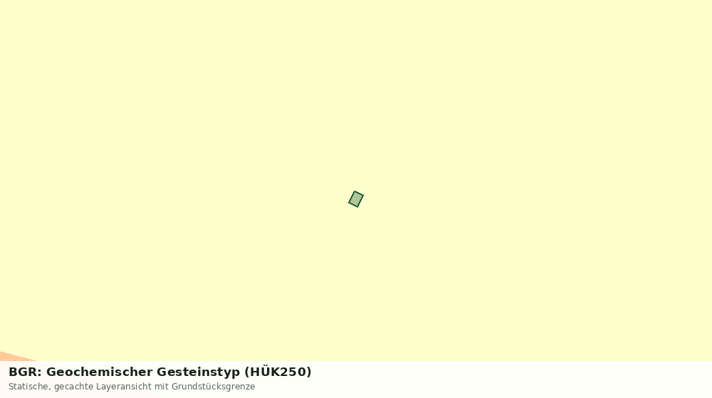 Statische Kartenansicht: BGR: Geochemischer Gesteinstyp (HÜK250)