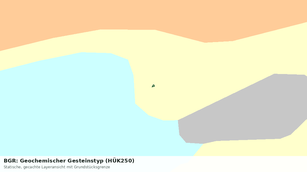 Statische Kartenansicht: BGR: Geochemischer Gesteinstyp (HÜK250)