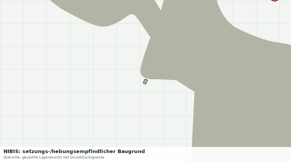 Statische Kartenansicht: NIBIS: setzungs-/hebungsempfindlicher Baugrund