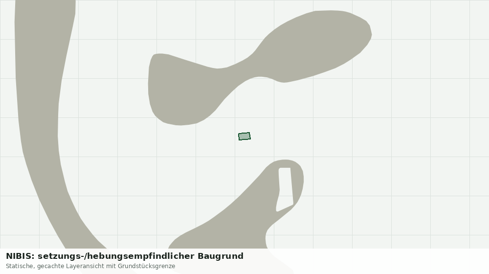 Statische Kartenansicht: NIBIS: setzungs-/hebungsempfindlicher Baugrund