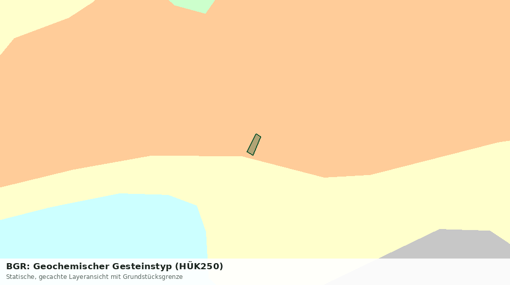 Statische Kartenansicht: BGR: Geochemischer Gesteinstyp (HÜK250)