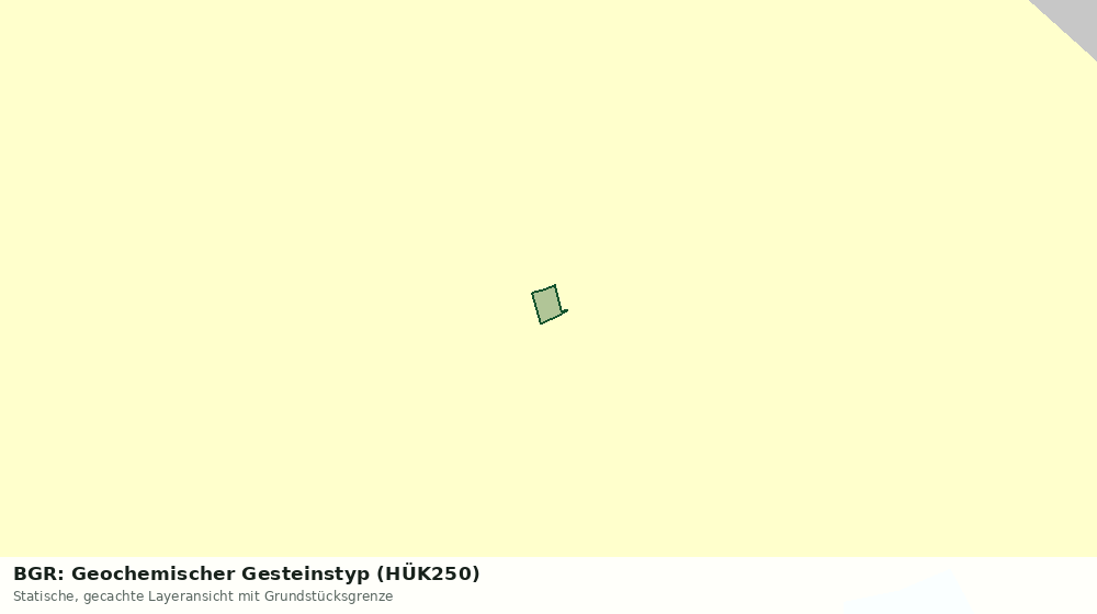 Statische Kartenansicht: BGR: Geochemischer Gesteinstyp (HÜK250)