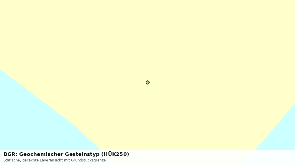 Statische Kartenansicht: BGR: Geochemischer Gesteinstyp (HÜK250)