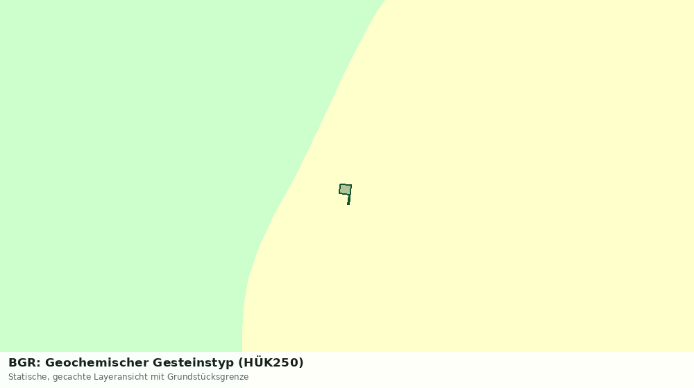 Statische Kartenansicht: BGR: Geochemischer Gesteinstyp (HÜK250)