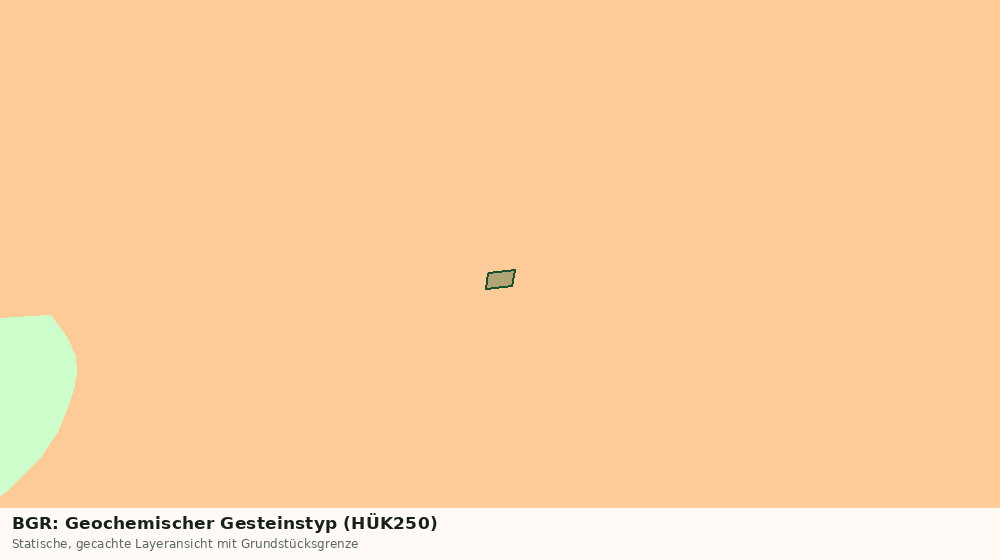 Statische Kartenansicht: BGR: Geochemischer Gesteinstyp (HÜK250)