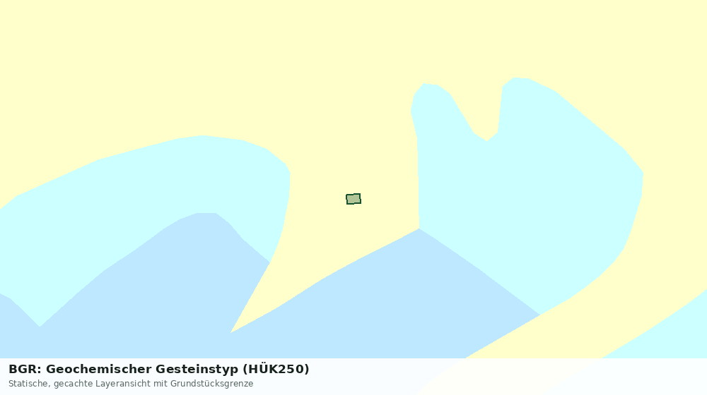 Statische Kartenansicht: BGR: Geochemischer Gesteinstyp (HÜK250)