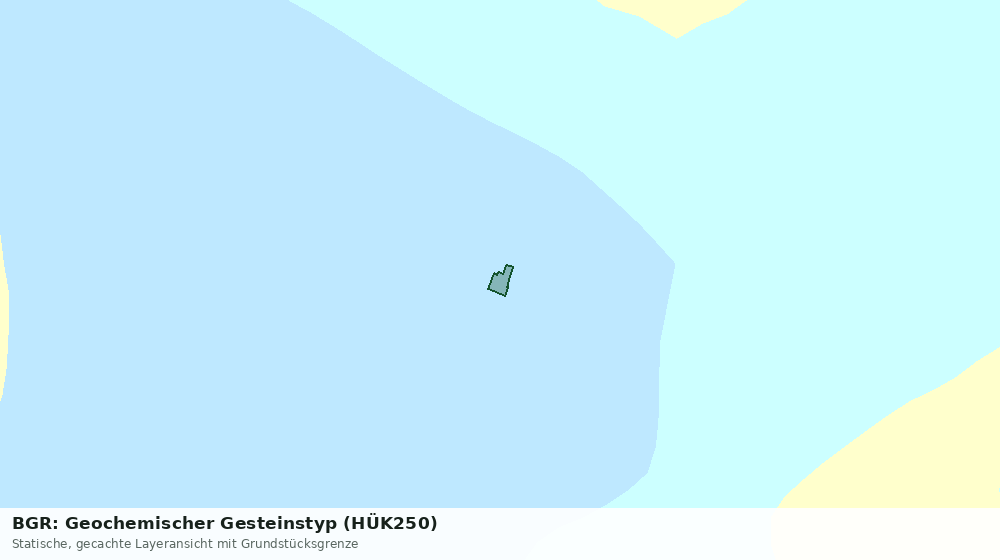 Statische Kartenansicht: BGR: Geochemischer Gesteinstyp (HÜK250)