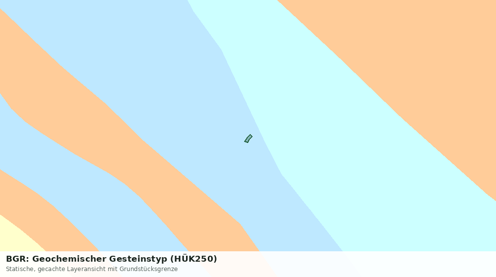 Statische Kartenansicht: BGR: Geochemischer Gesteinstyp (HÜK250)