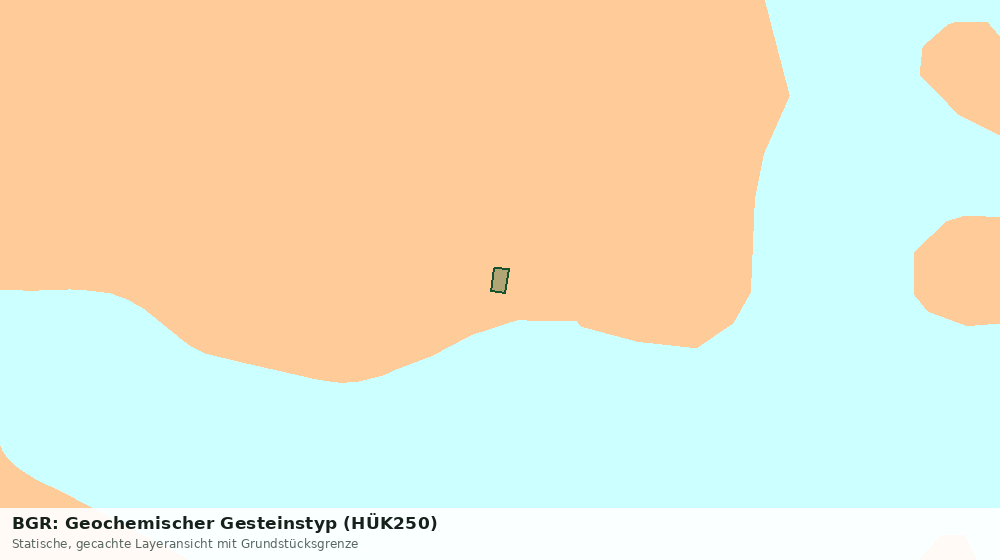 Statische Kartenansicht: BGR: Geochemischer Gesteinstyp (HÜK250)