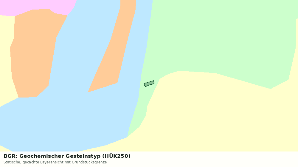 Statische Kartenansicht: BGR: Geochemischer Gesteinstyp (HÜK250)