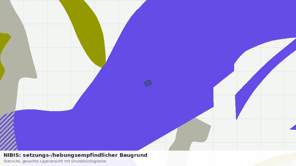 Statische Kartenansicht: NIBIS: setzungs-/hebungsempfindlicher Baugrund