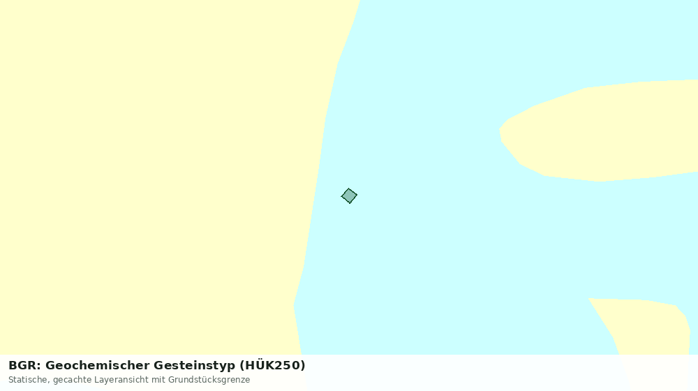 Statische Kartenansicht: BGR: Geochemischer Gesteinstyp (HÜK250)