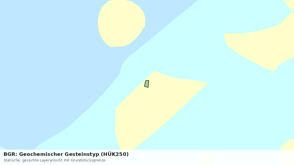 Statische Kartenansicht: BGR: Geochemischer Gesteinstyp (HÜK250)