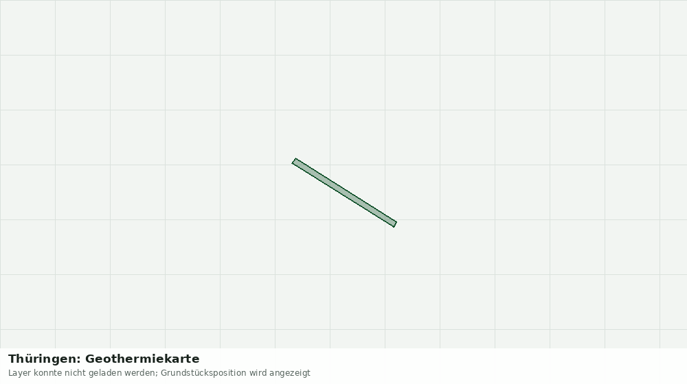 Statische Kartenansicht: Thüringen: Geothermiekarte