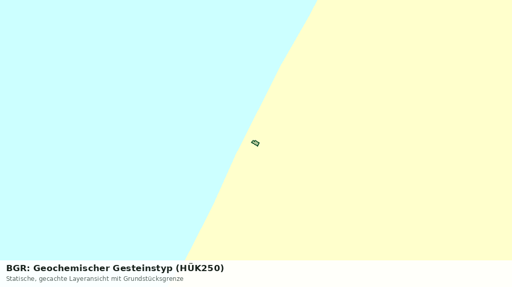 Statische Kartenansicht: BGR: Geochemischer Gesteinstyp (HÜK250)