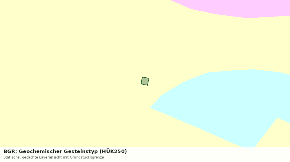 Statische Kartenansicht: BGR: Geochemischer Gesteinstyp (HÜK250)