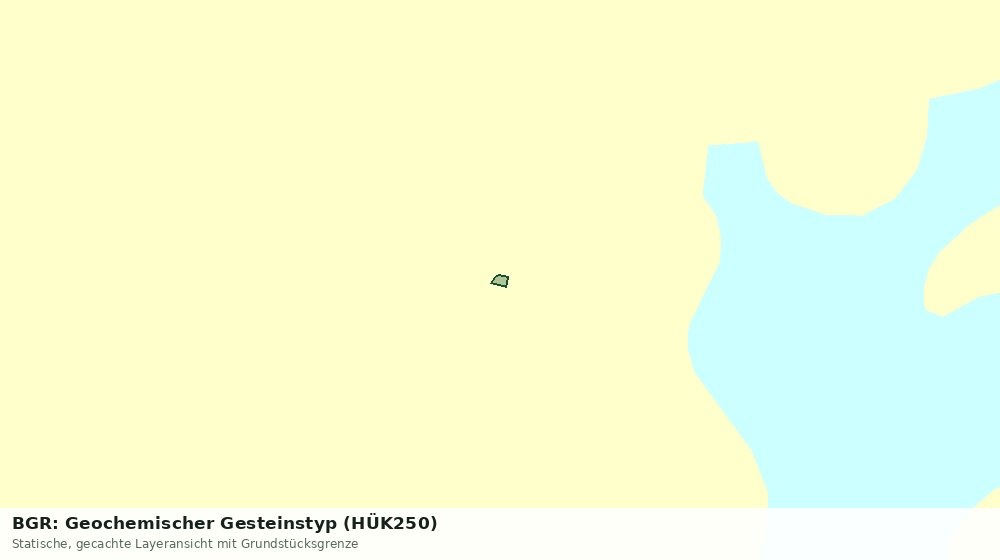 Statische Kartenansicht: BGR: Geochemischer Gesteinstyp (HÜK250)