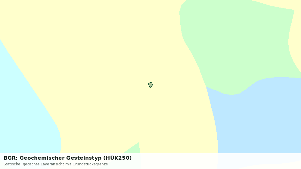 Statische Kartenansicht: BGR: Geochemischer Gesteinstyp (HÜK250)