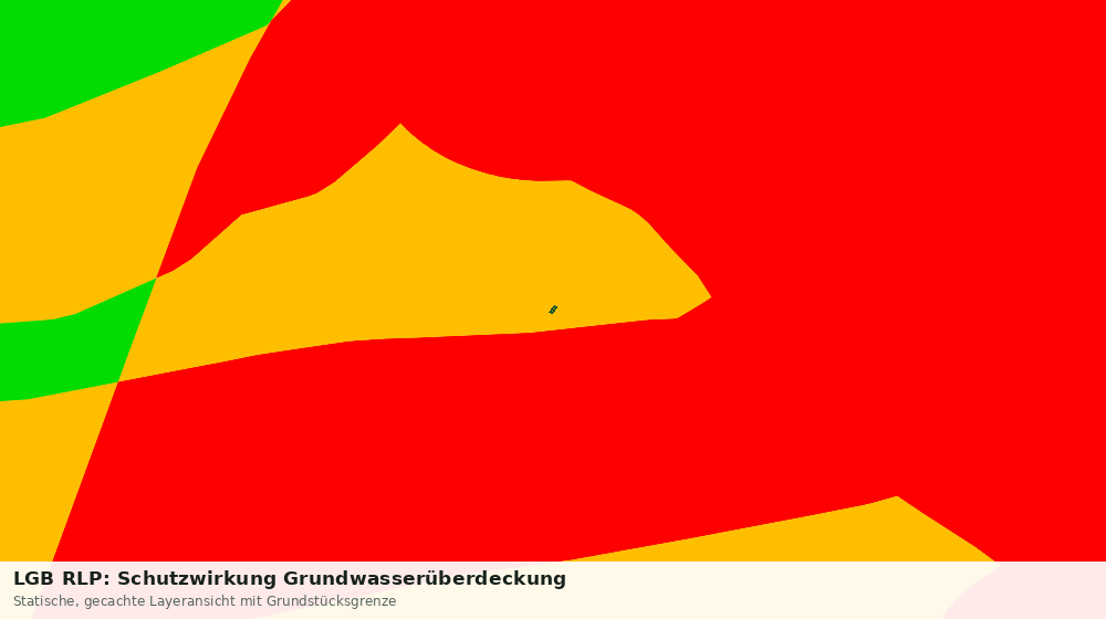 Statische Kartenansicht: LGB RLP: Schutzwirkung Grundwasserüberdeckung