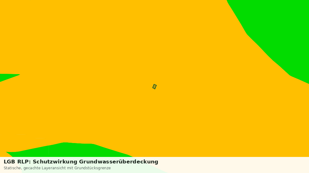 Statische Kartenansicht: LGB RLP: Schutzwirkung Grundwasserüberdeckung