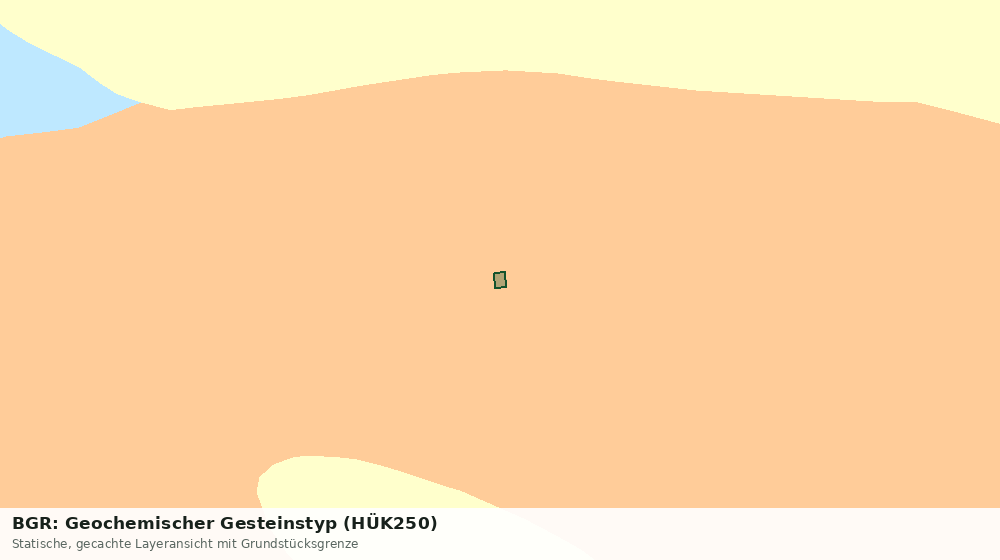 Statische Kartenansicht: BGR: Geochemischer Gesteinstyp (HÜK250)