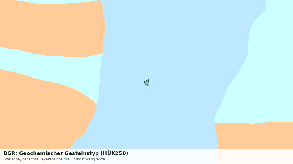Statische Kartenansicht: BGR: Geochemischer Gesteinstyp (HÜK250)