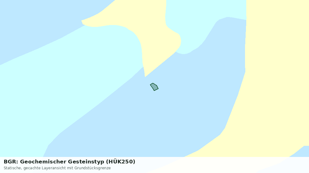 Statische Kartenansicht: BGR: Geochemischer Gesteinstyp (HÜK250)