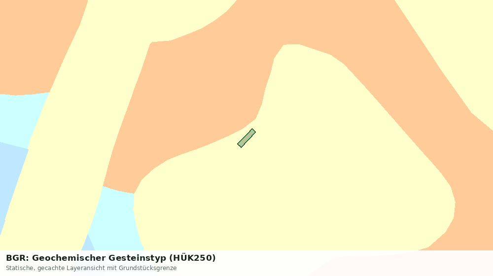 Statische Kartenansicht: BGR: Geochemischer Gesteinstyp (HÜK250)
