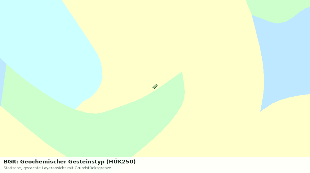 Statische Kartenansicht: BGR: Geochemischer Gesteinstyp (HÜK250)