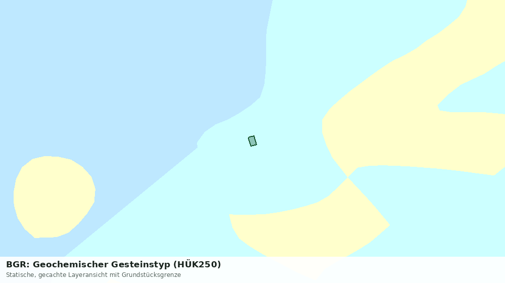 Statische Kartenansicht: BGR: Geochemischer Gesteinstyp (HÜK250)
