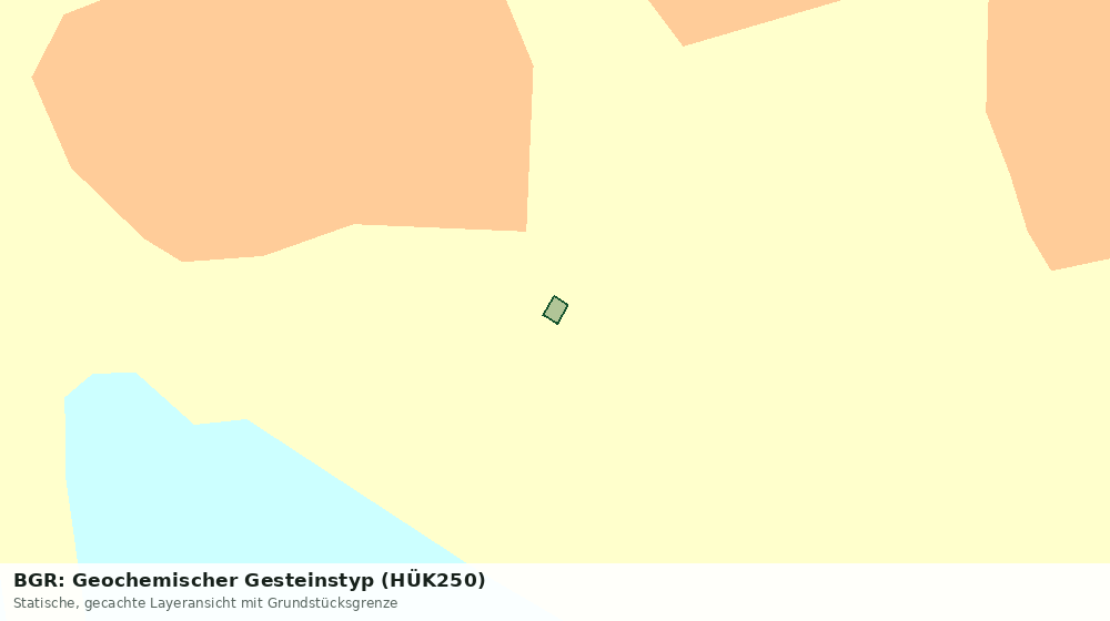 Statische Kartenansicht: BGR: Geochemischer Gesteinstyp (HÜK250)
