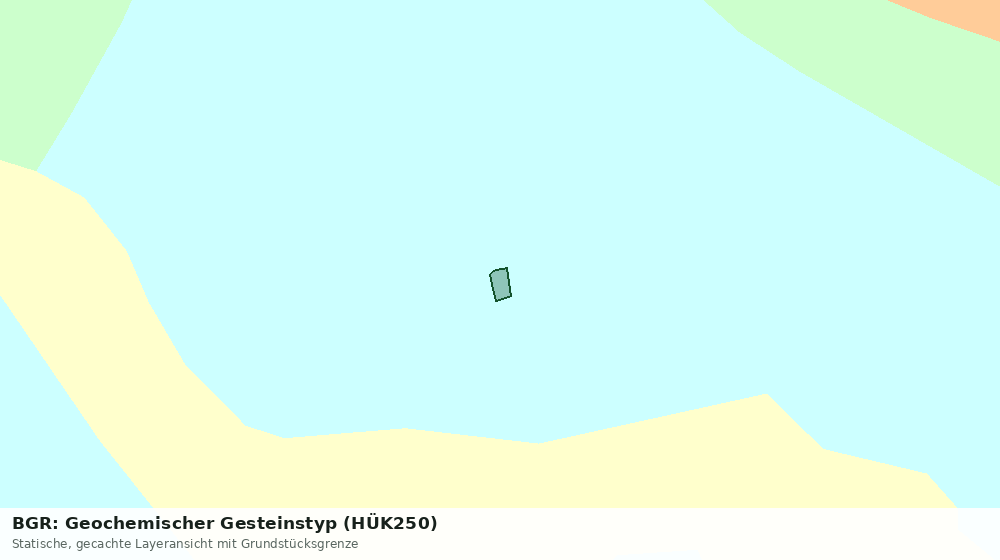 Statische Kartenansicht: BGR: Geochemischer Gesteinstyp (HÜK250)