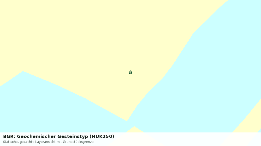 Statische Kartenansicht: BGR: Geochemischer Gesteinstyp (HÜK250)