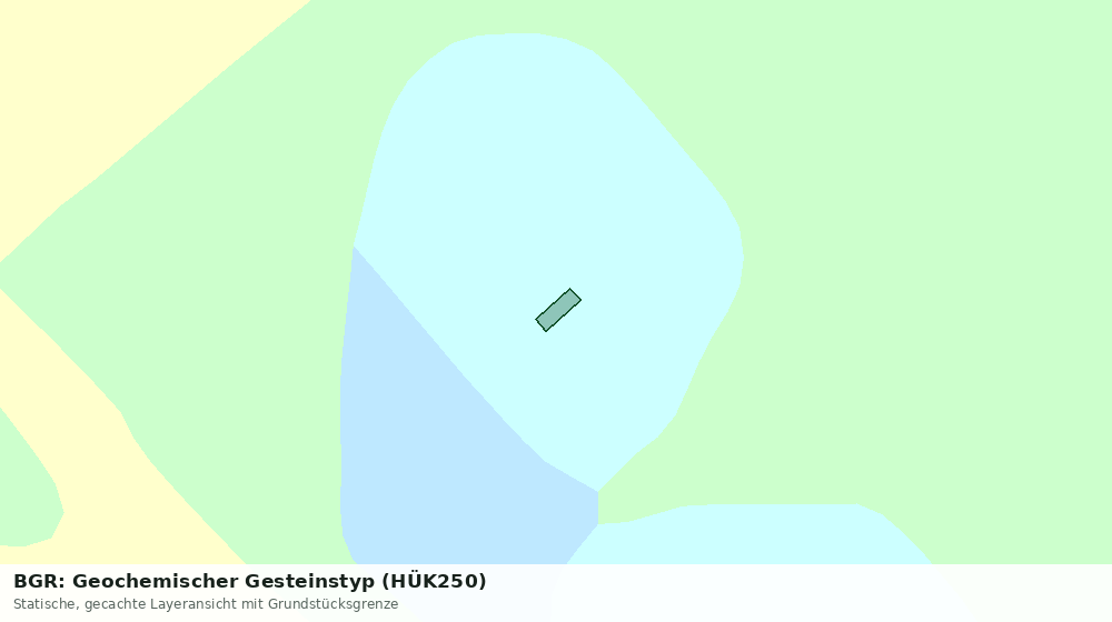 Statische Kartenansicht: BGR: Geochemischer Gesteinstyp (HÜK250)