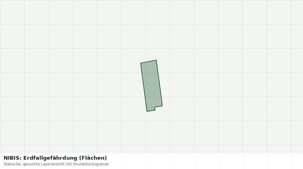 Statische Kartenansicht: NIBIS: Erdfallgefährdung (Flächen)