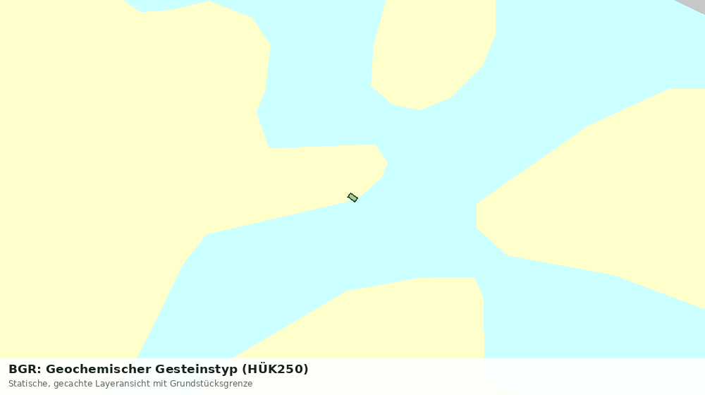 Statische Kartenansicht: BGR: Geochemischer Gesteinstyp (HÜK250)